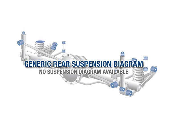 Rear suspension diagram for JAGUAR XF 2008-on - X250 